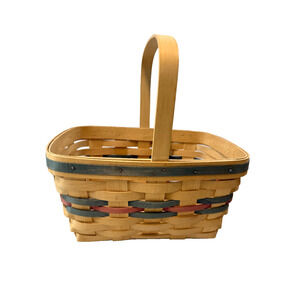 1991 Longaberger Easter Customer Basket Vintage 11"L x 8"W x 5.5"H